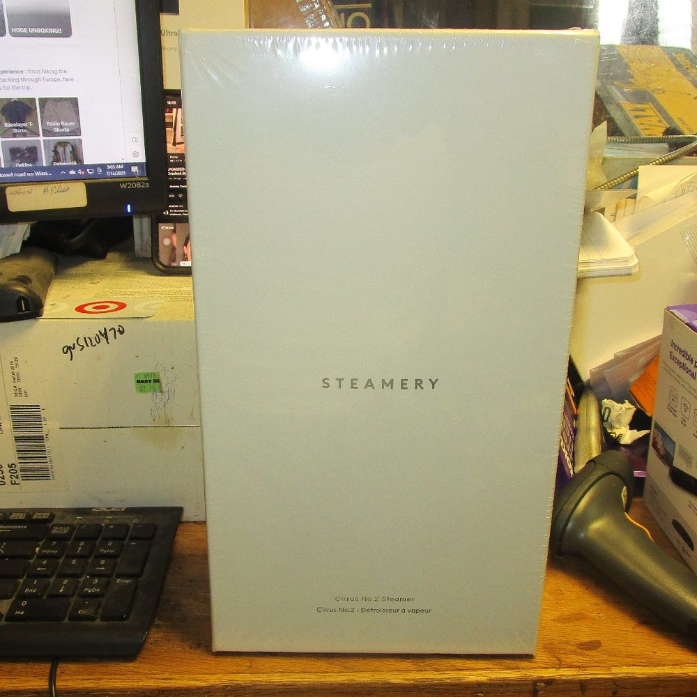 Steamery Stockholm Cirrus No.2 Steamer - Grey - Perfect For Home & Travel